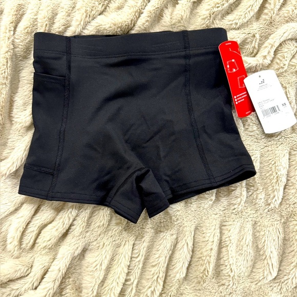bcg Other - BCG Girls Black Fitted Training Shorts XS (6/6X) NWOT
